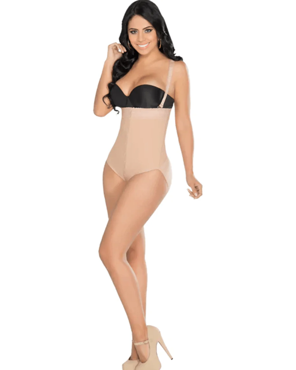 Equilibrium Firm Compression Strapless Girdle - Panty Style Bodysuit - Image 3